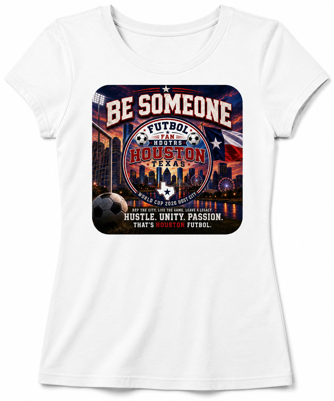 Women’s short sleeve commemorative, World Cup Houston T-shirt