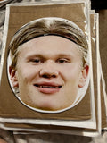 Haaland Norway Viking face fan